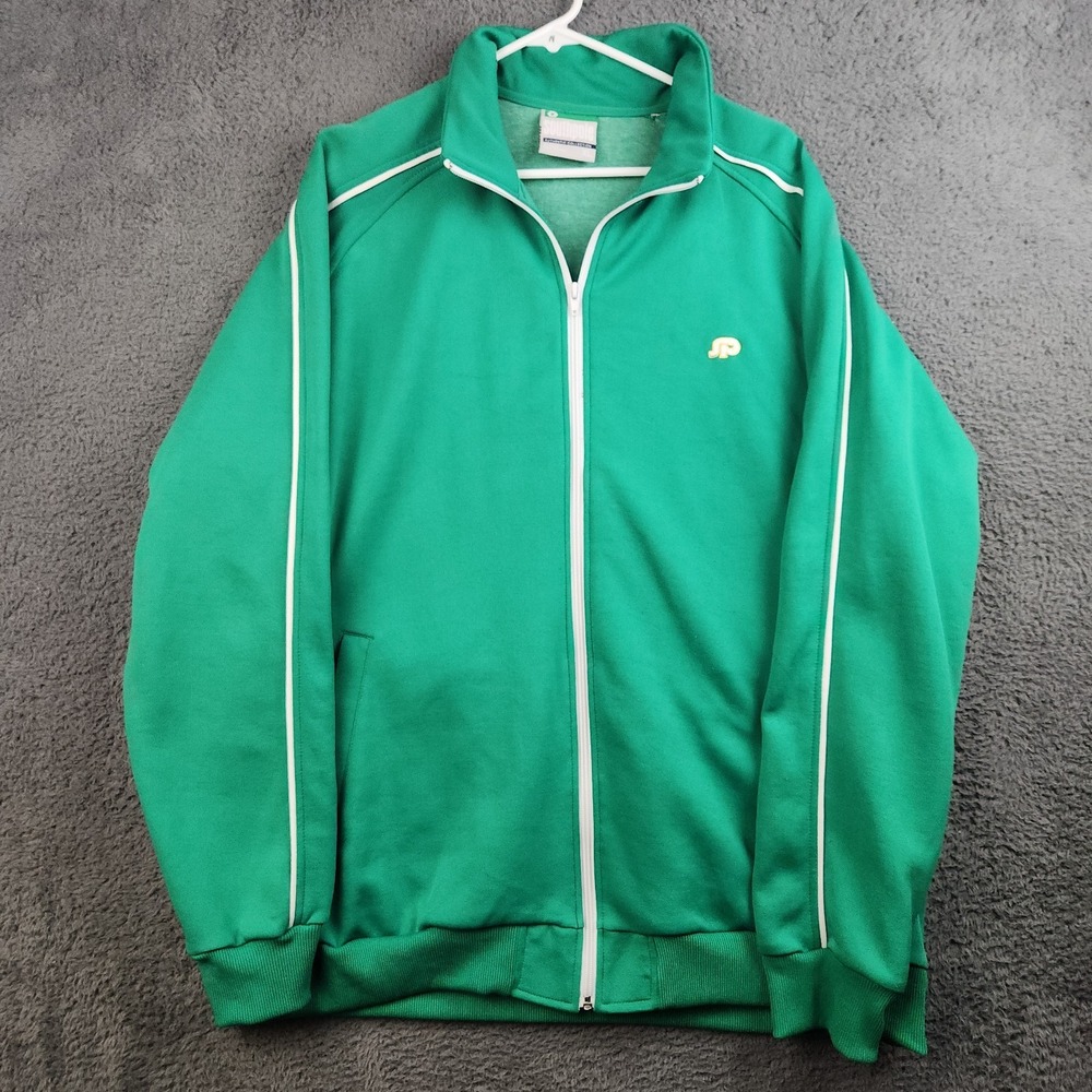 VTG Southpole Y2K Jacket Men XL Green Red Full Zip Track Embroidered Logo Street